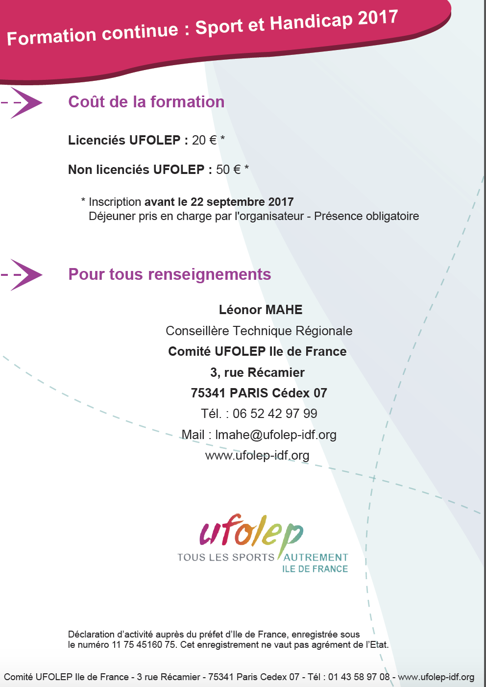 Handicap et AGEE contacts